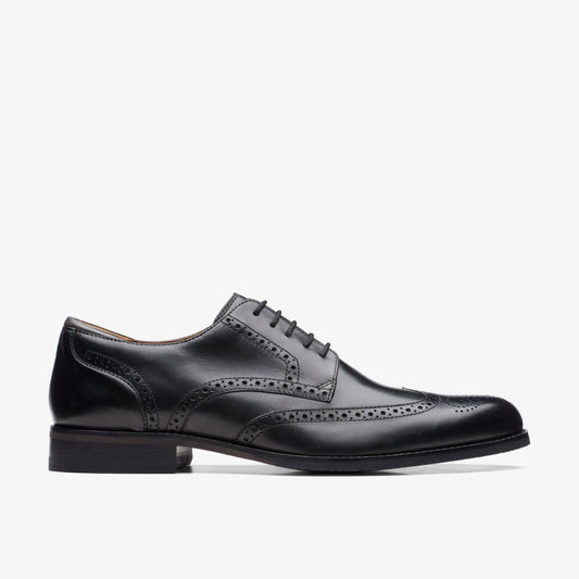Craft Arlo Limit Brogue Black Leather | Clarks for sale