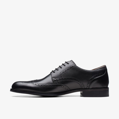 Craft Arlo Limit Brogue Black Leather | Clarks for sale