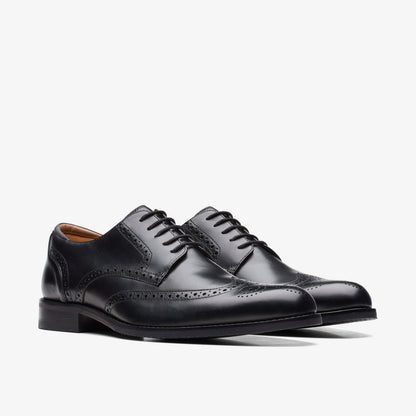 Craft Arlo Limit Brogue Black Leather | Clarks for sale