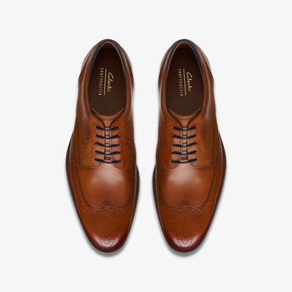 Craft Arlo Limit Brogue Tan Leather | Clarks outlet