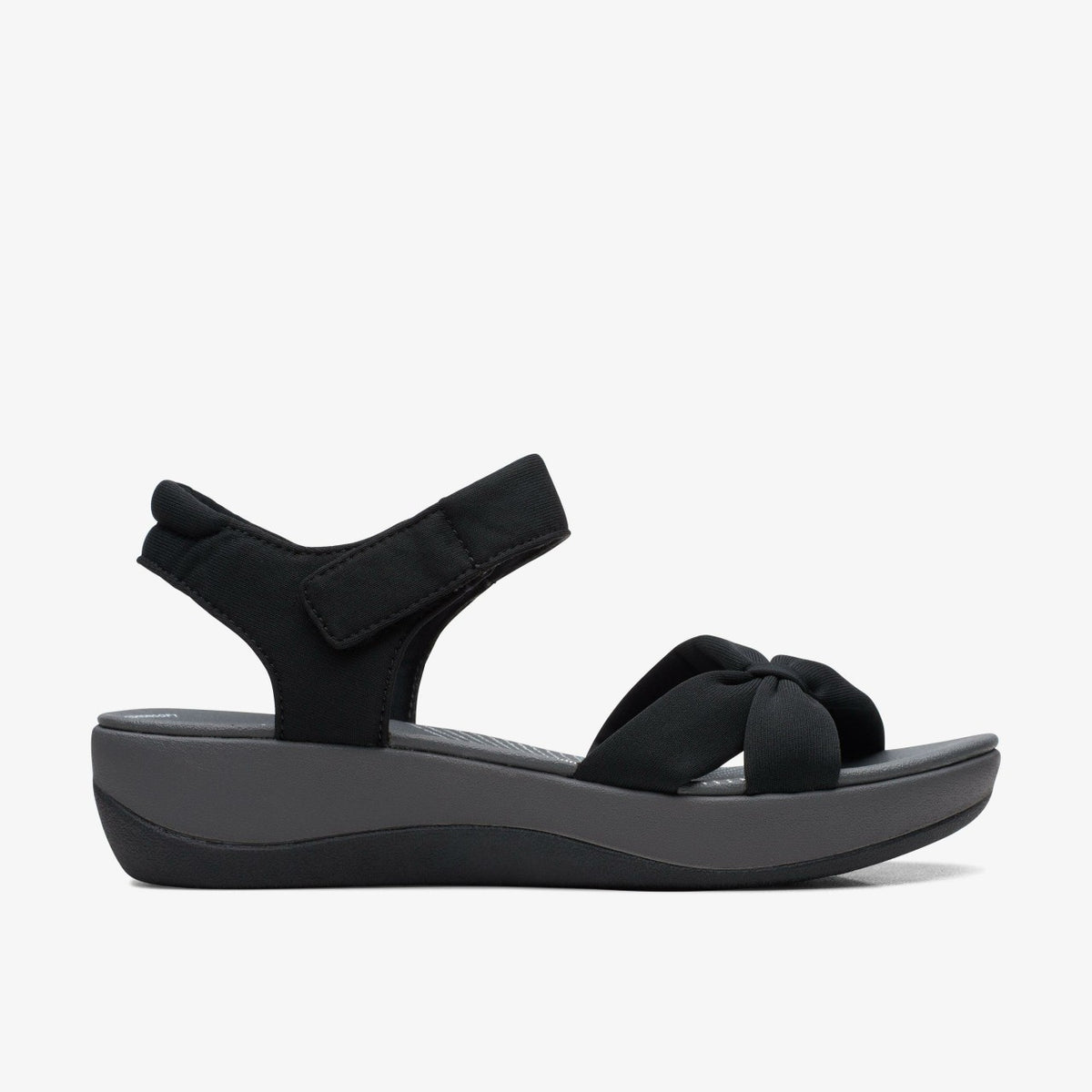 Arla Shore Black Textile | Clarks on Sale