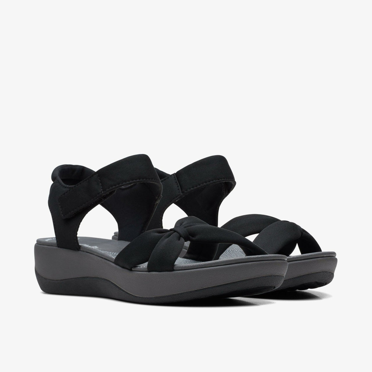 Arla Shore Black Textile | Clarks on Sale