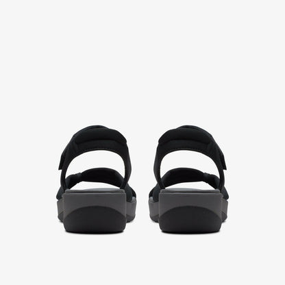Arla Shore Black Textile | Clarks on Sale