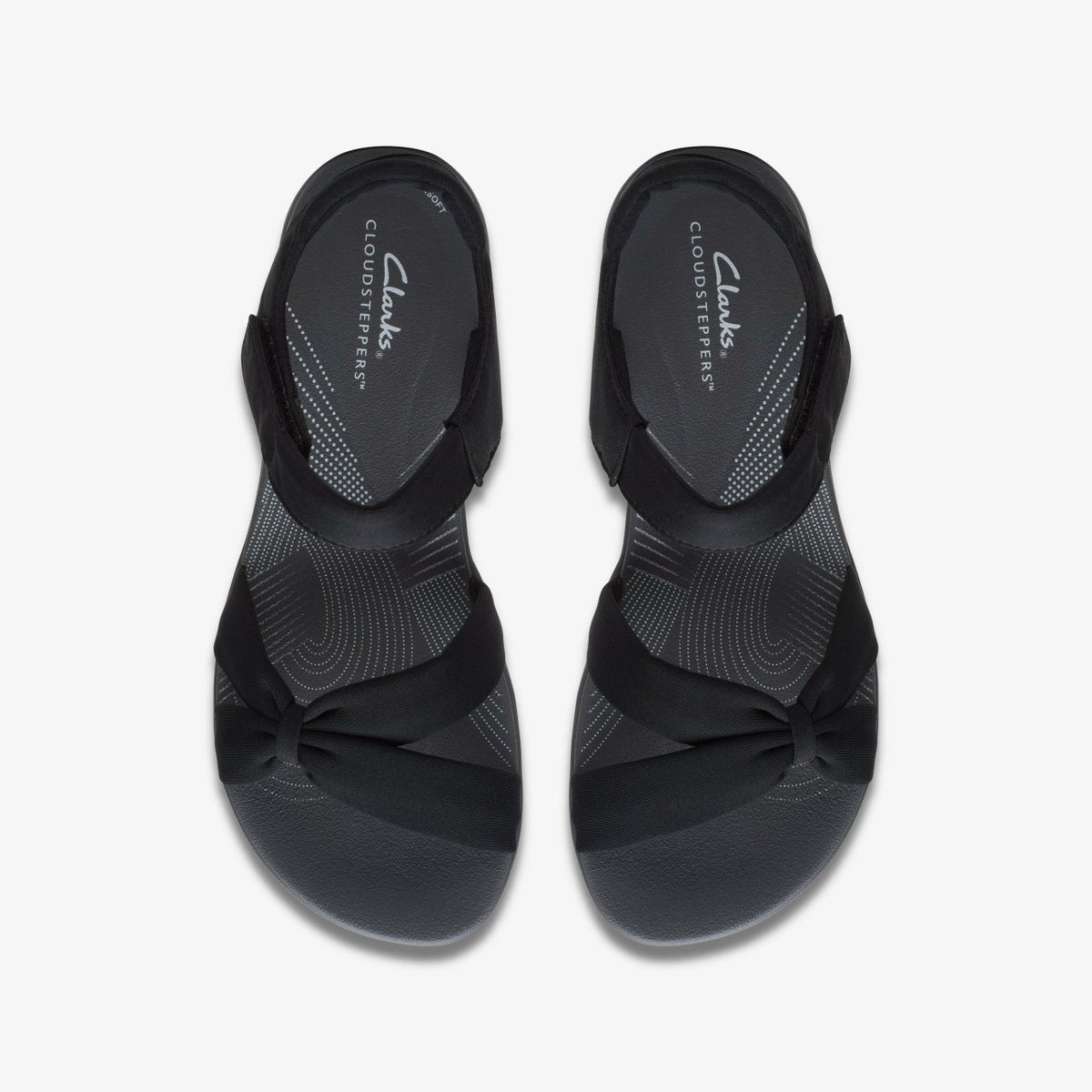 Arla Shore Black Textile | Clarks on Sale