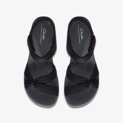 Arla Shore Black Textile | Clarks on Sale