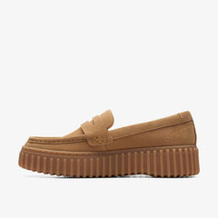 Torhill Penny Loafer Light Tan Suede | Clarks Sale