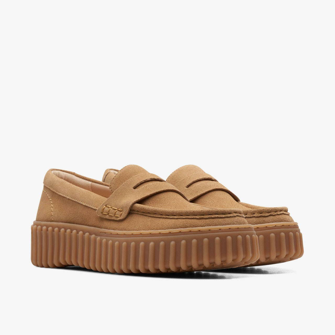 Torhill Penny Loafer Light Tan Suede | Clarks Sale