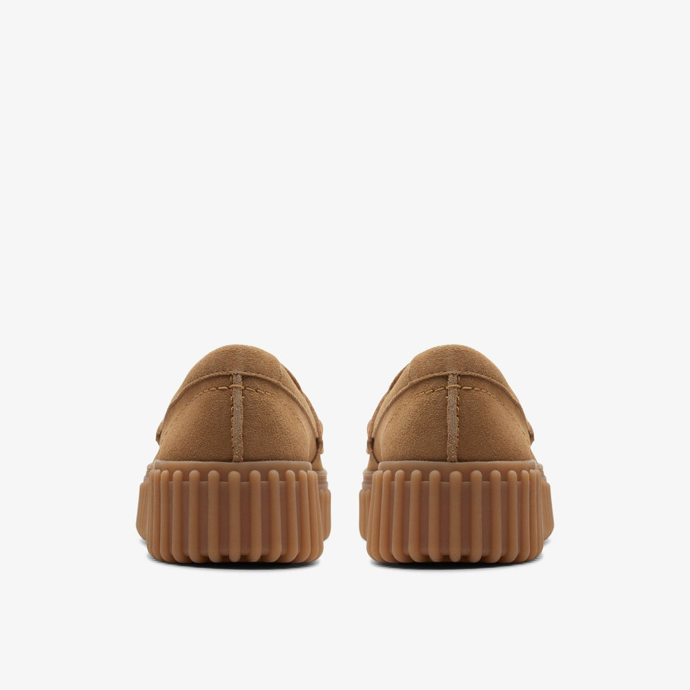Torhill Penny Loafer Light Tan Suede | Clarks Sale