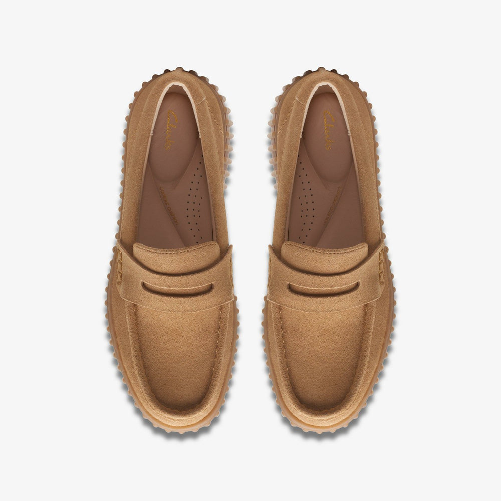Torhill Penny Loafer Light Tan Suede | Clarks Sale