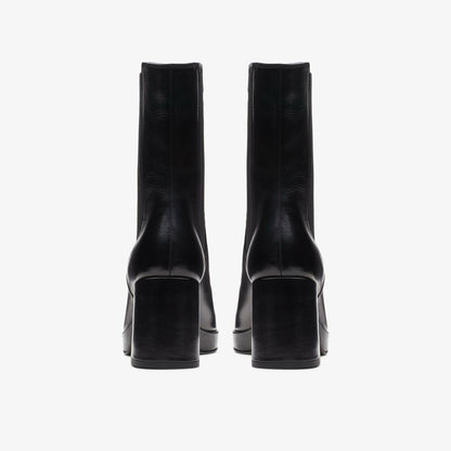 Pique Up Black Leather | Clarks outlet