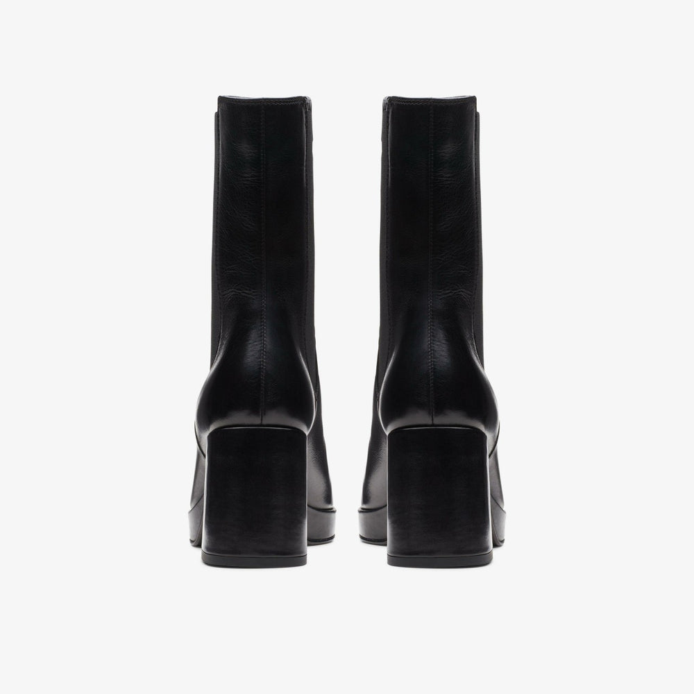 Pique Up Black Leather | Clarks outlet