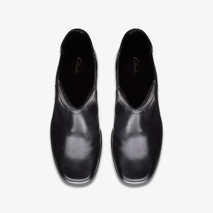 Pique Up Black Leather | Clarks outlet