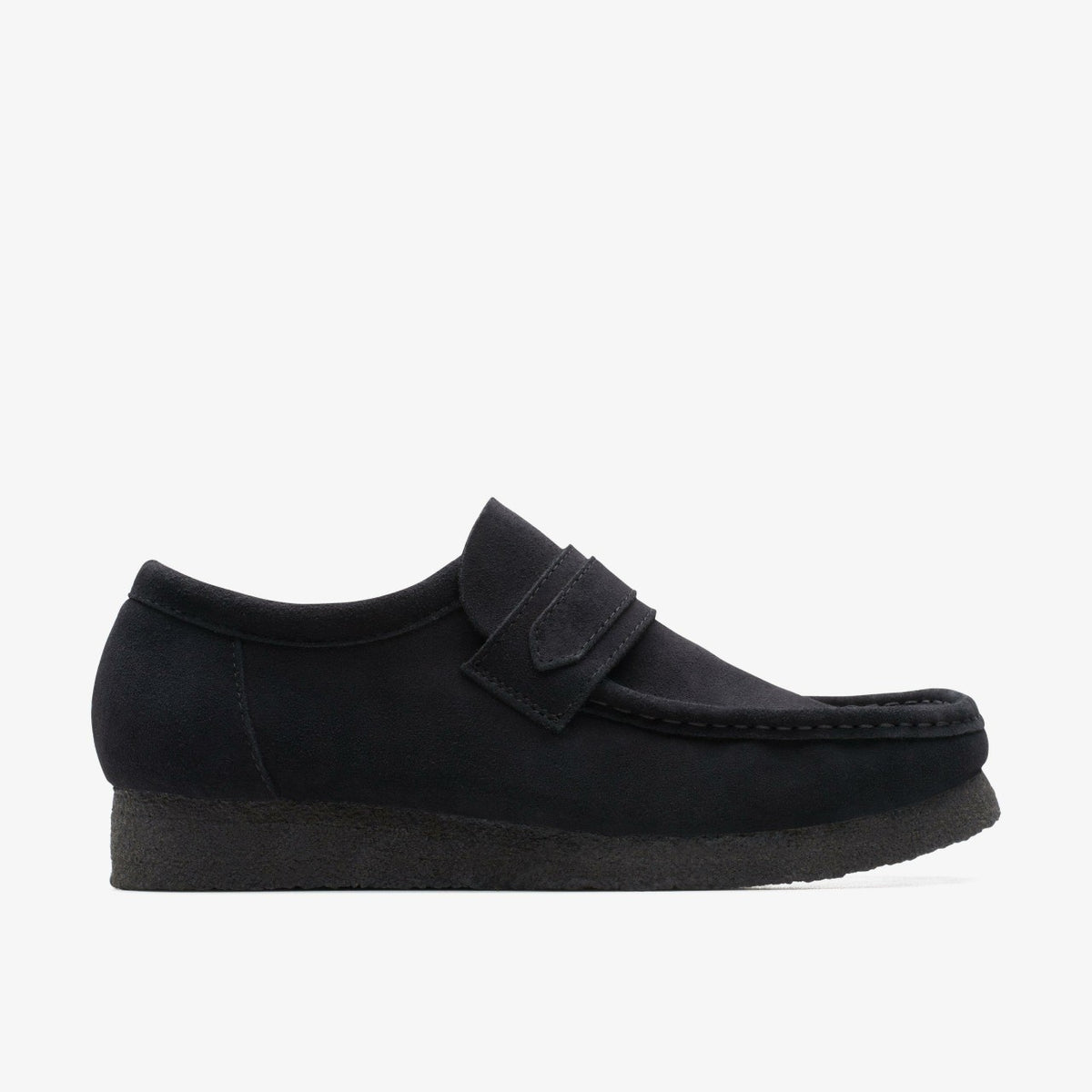 Wallabee Loafer Black Suede | Clarks discount