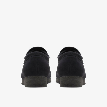 Wallabee Loafer Black Suede | Clarks discount