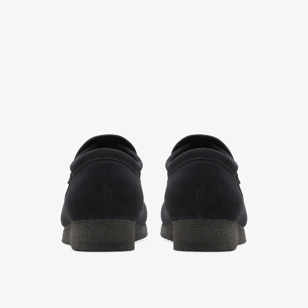 Wallabee Loafer Black Suede | Clarks discount