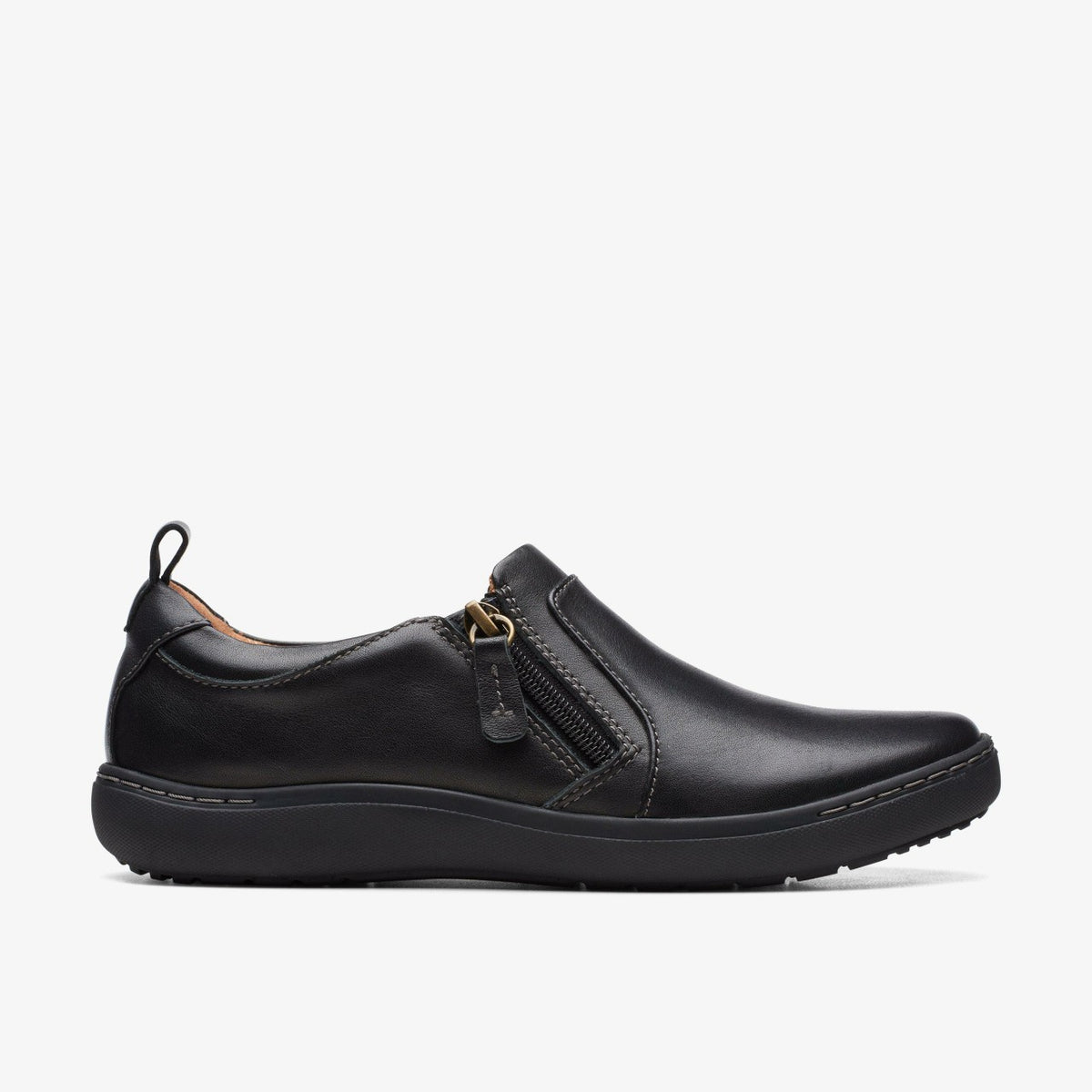 Nalle Lilac Black Leather | Clarks on Sale