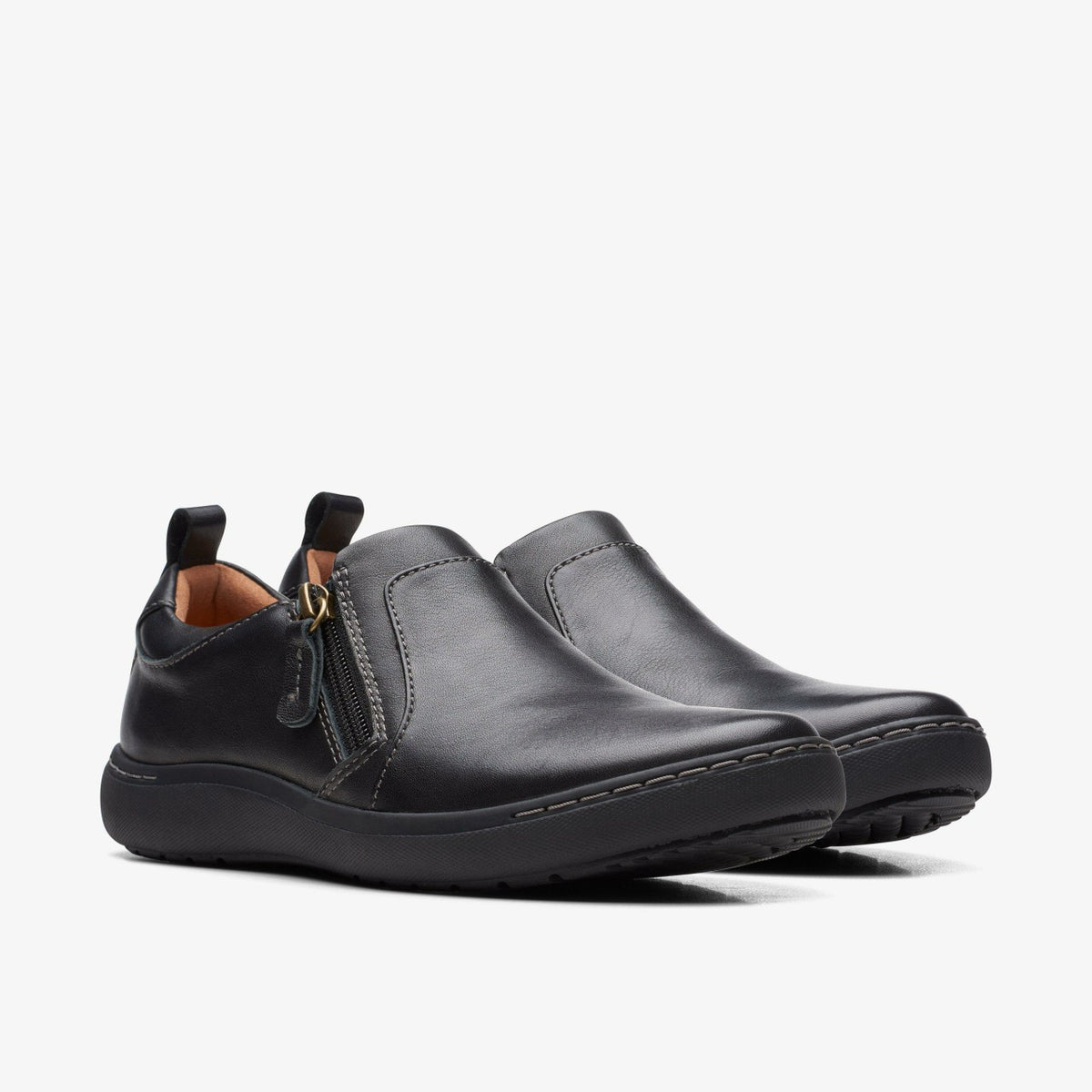 Nalle Lilac Black Leather | Clarks on Sale