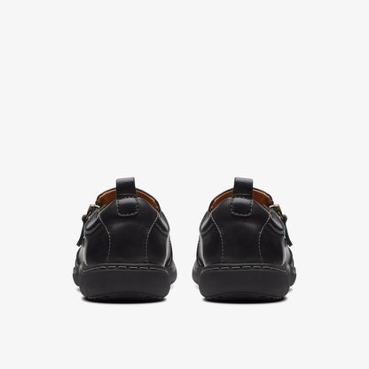 Nalle Lilac Black Leather | Clarks on Sale