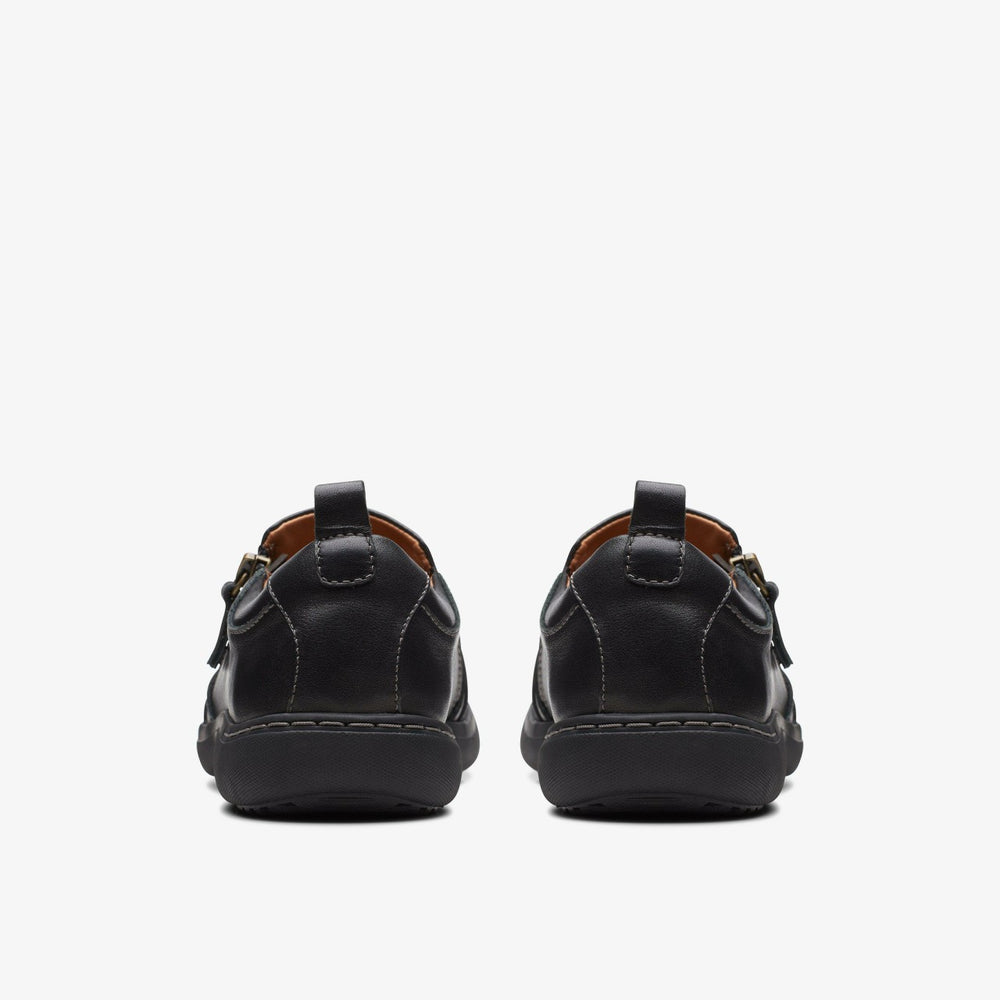 Nalle Lilac Black Leather | Clarks on Sale
