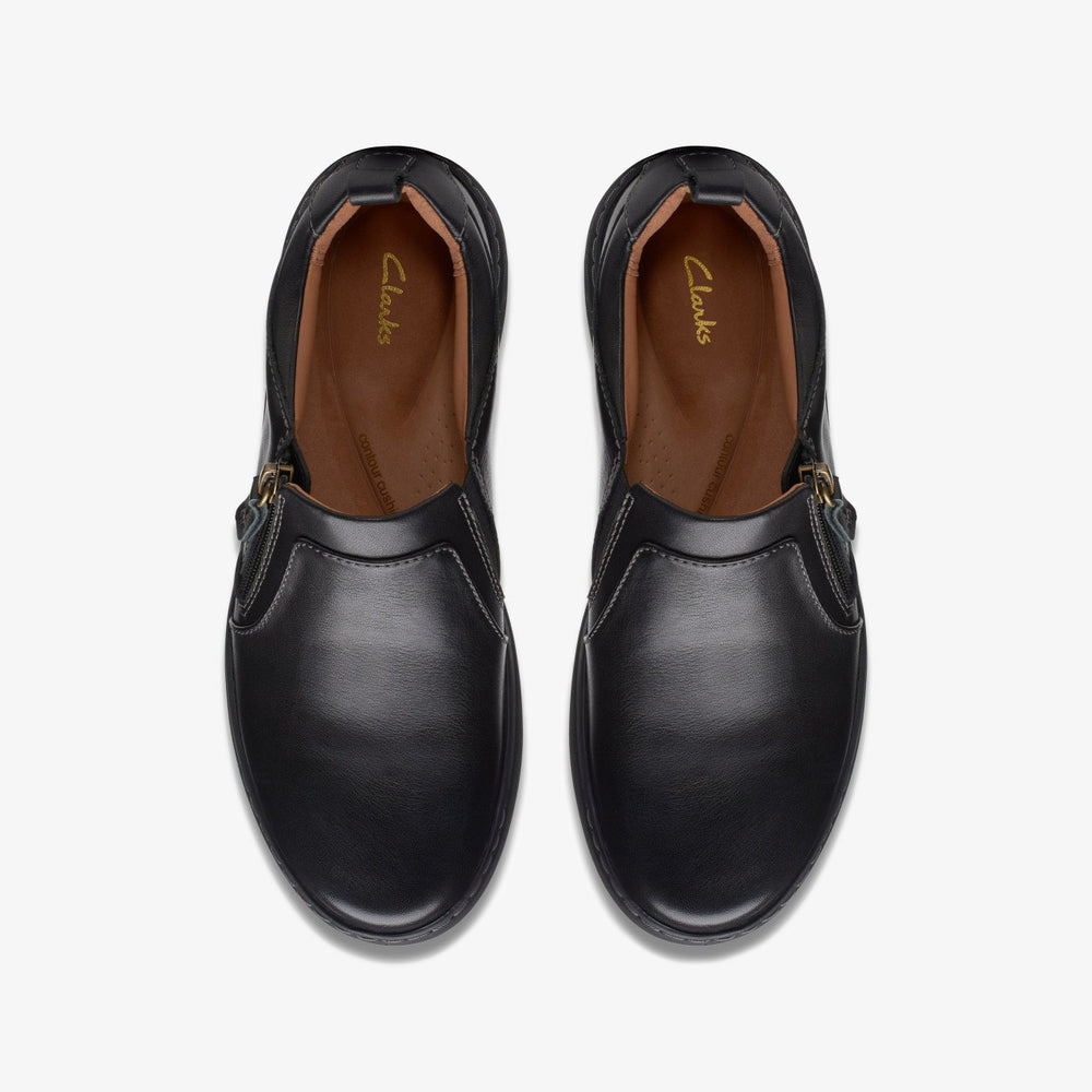 Nalle Lilac Black Leather | Clarks on Sale