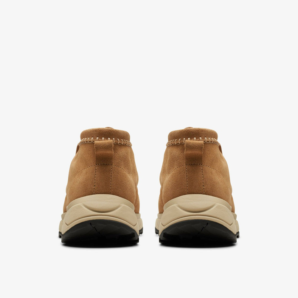 Wallabee Eden Dark Sand Suede | Clarks for sale