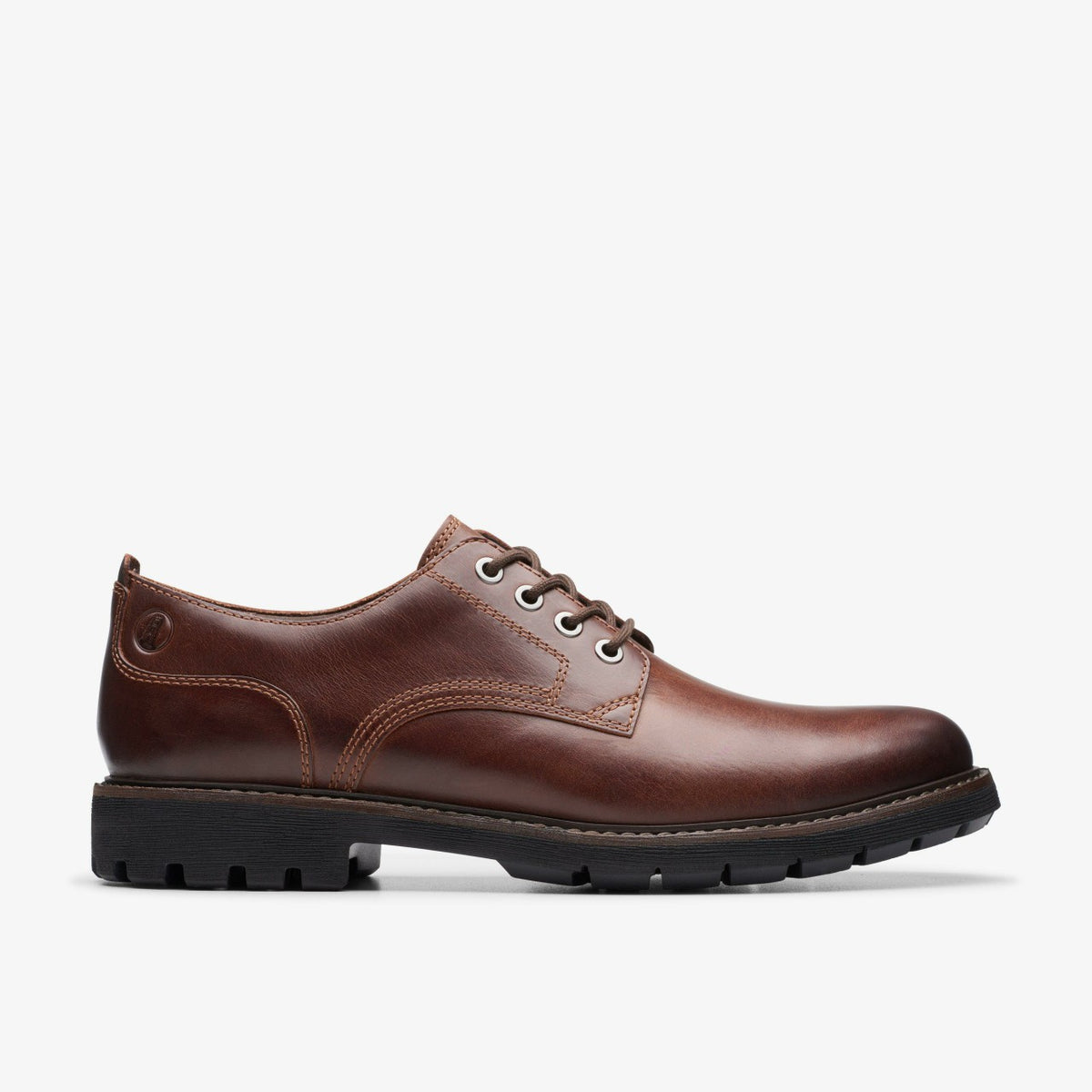 Batcombe Tie Dark Tan Leather | Clarks for sale