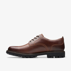 Batcombe Tie Dark Tan Leather | Clarks for sale