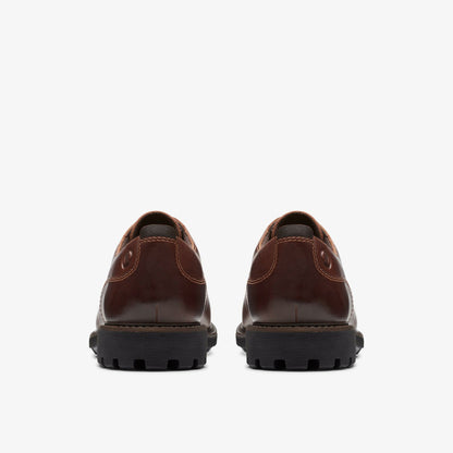 Batcombe Tie Dark Tan Leather | Clarks for sale
