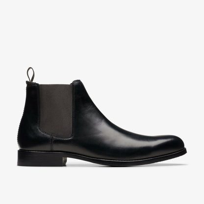 Craft Arlo Top Chelsea Boot Black Leather | Clarks outlet