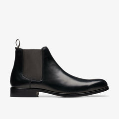 Craft Arlo Top Chelsea Boot Black Leather | Clarks outlet
