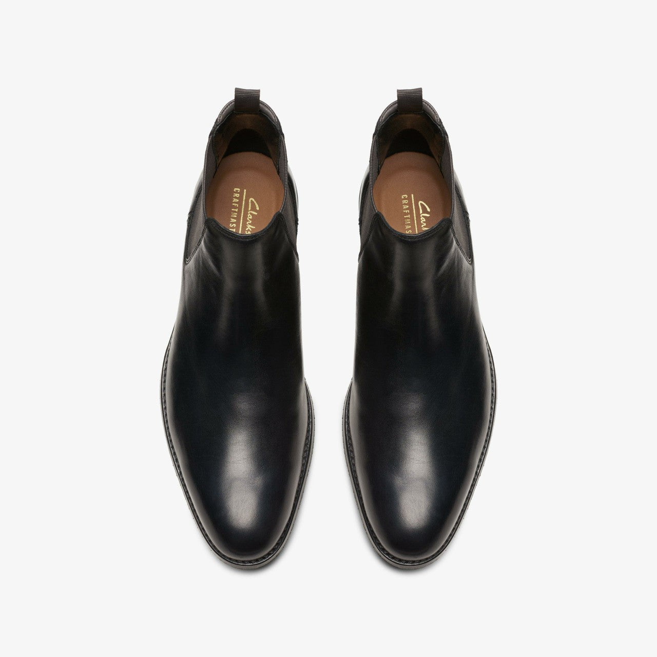 Craft Arlo Top Chelsea Boot Black Leather | Clarks outlet