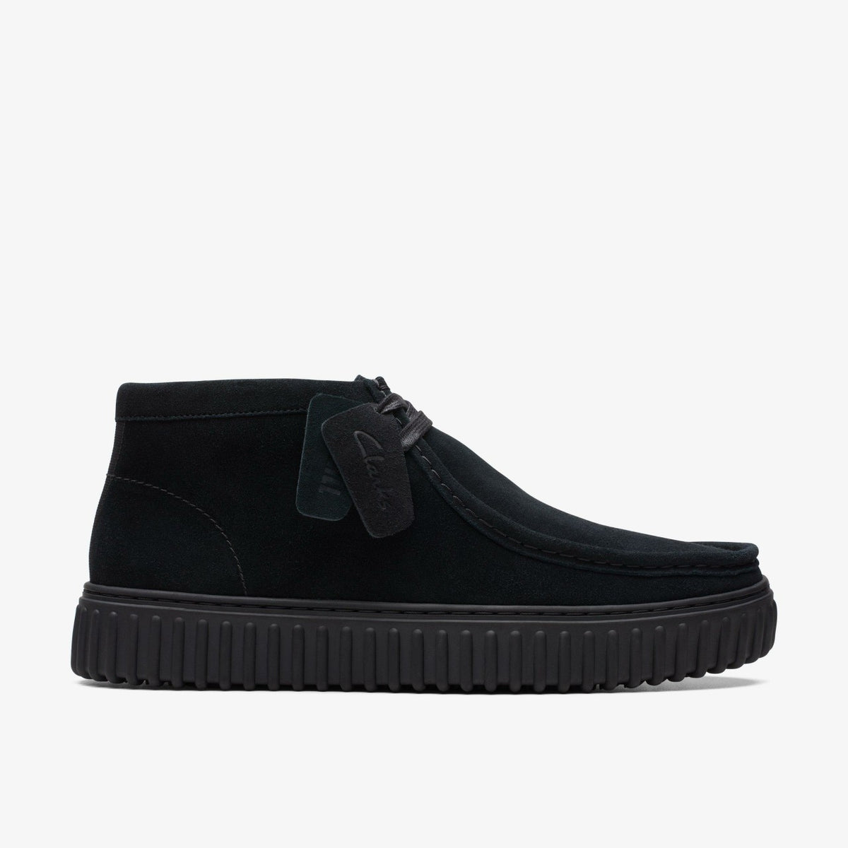 Torhill Hi Black Suede | Clarks online