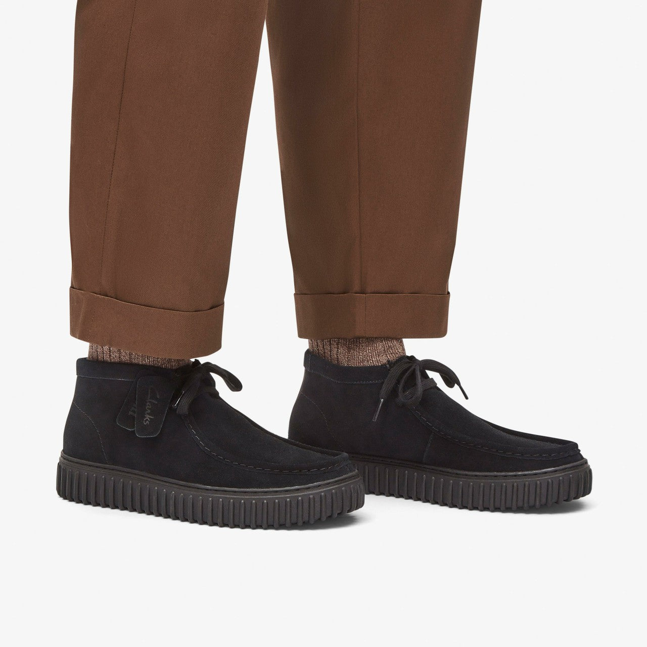 Torhill Hi Black Suede | Clarks online