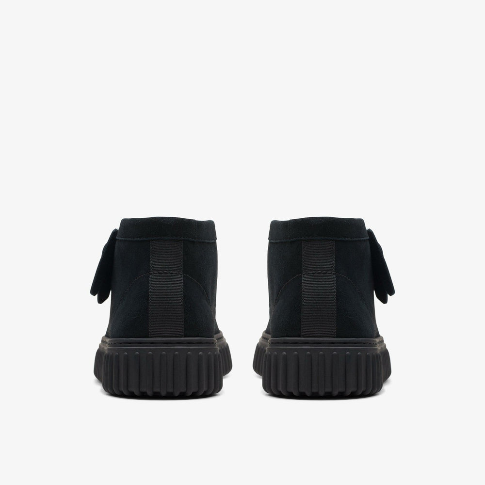 Torhill Hi Black Suede | Clarks online