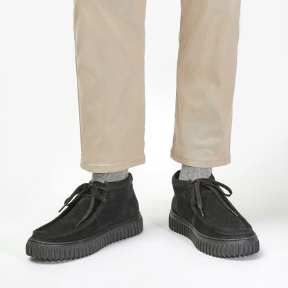 Torhill Hi Black Suede | Clarks online
