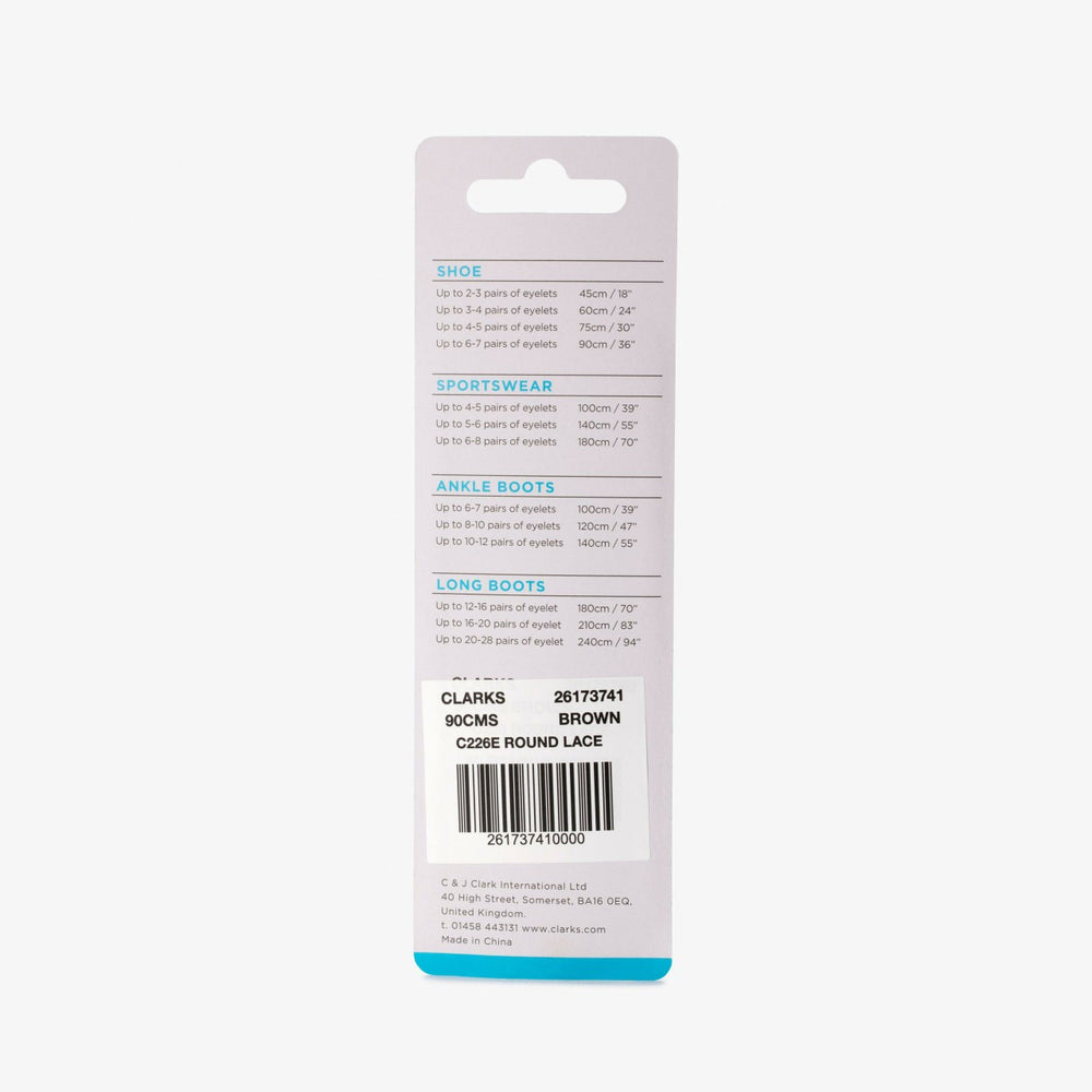 90cm Round Lace Brown | Clarks discount