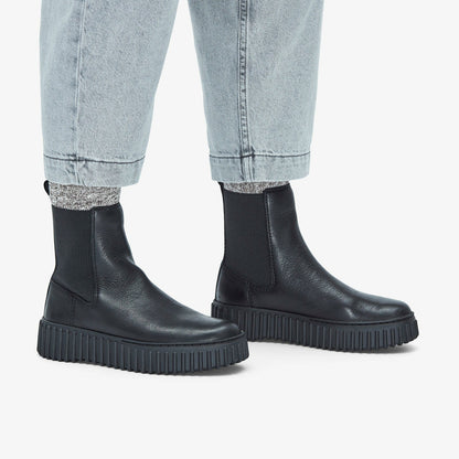 Torhill Maple Ankle Boot Black Leather | Clarks outlet