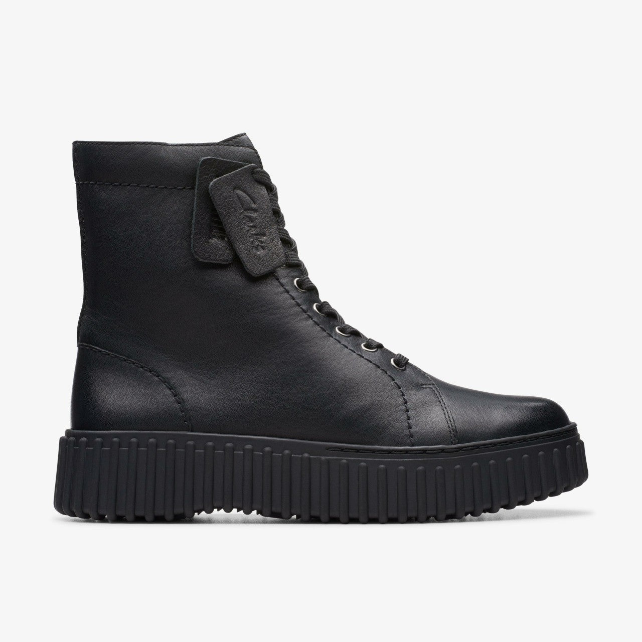 Torhill Rise Ankle Boot Black Leather | Clarks outlet