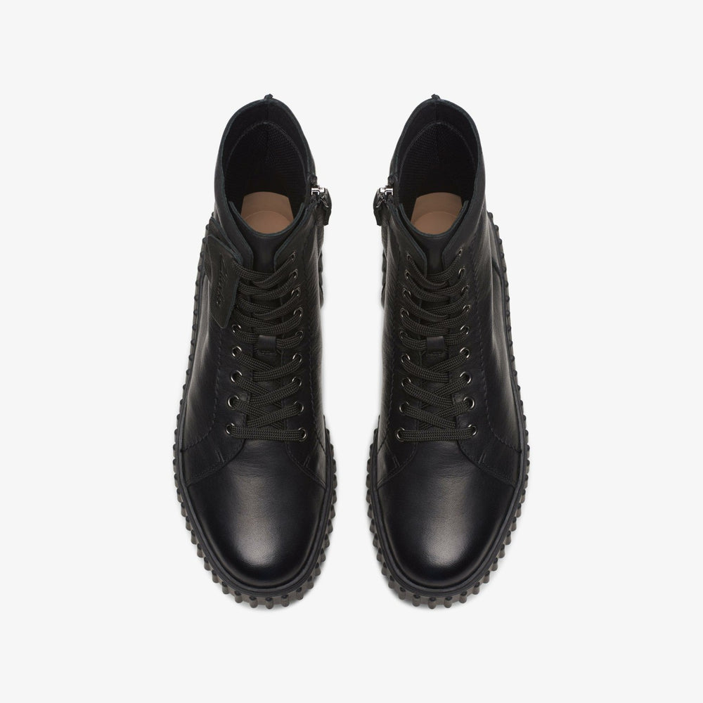 Torhill Rise Ankle Boot Black Leather | Clarks outlet