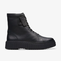 Torhill Rise Ankle Boot Black Leather | Clarks outlet