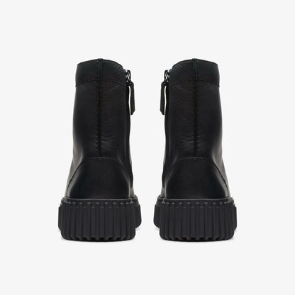 Torhill Rise Ankle Boot Black Leather | Clarks outlet