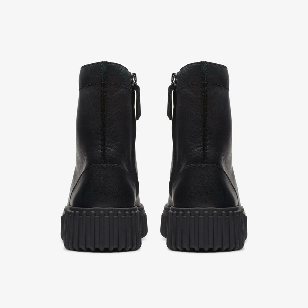 Torhill Rise Ankle Boot Black Leather | Clarks outlet