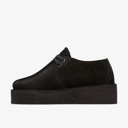 Trek Wedge Black Suede | Clarks for sale