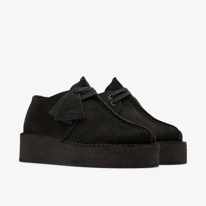 Trek Wedge Black Suede | Clarks for sale