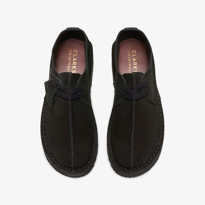 Trek Wedge Black Suede | Clarks for sale