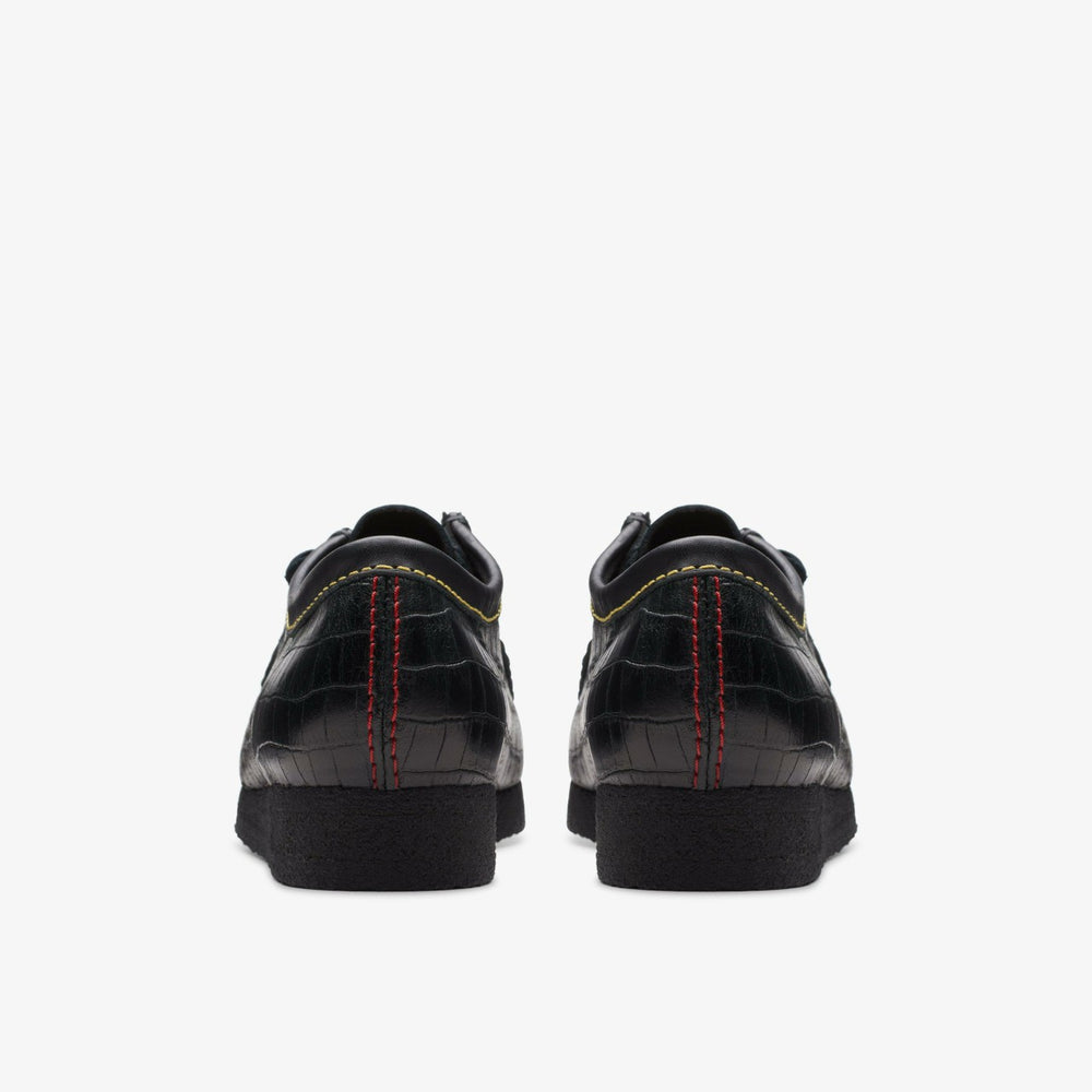 Wallabee Black Crocodile | Clarks on Sale