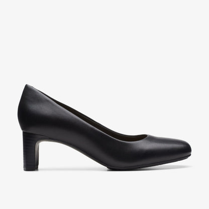 Kyndall Iris Black Leather | Clarks on Sale
