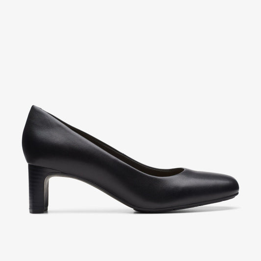 Kyndall Iris Black Leather | Clarks on Sale