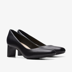 Kyndall Iris Black Leather | Clarks on Sale