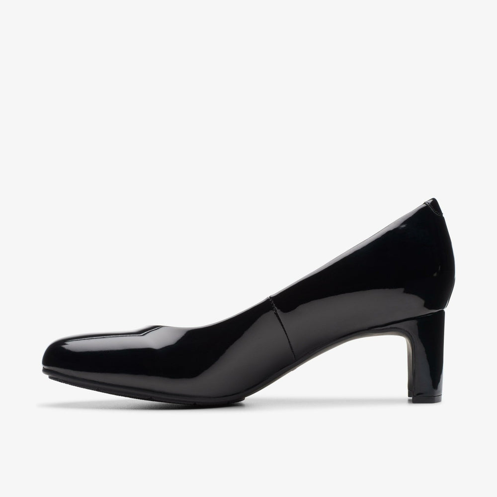 Kyndall Iris Black Patent | Clarks for sale